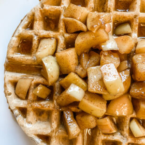 Easy Vegan Sourdough Waffles