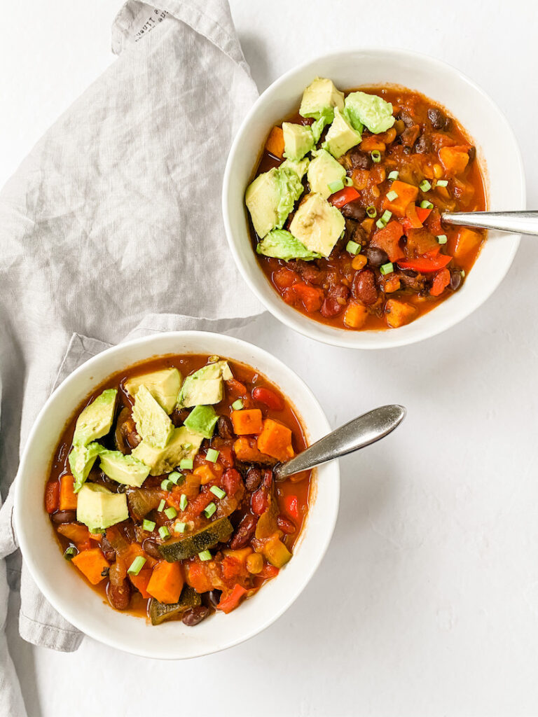 Best Hearty Vegetarian Chili (vegan, gluten-free)