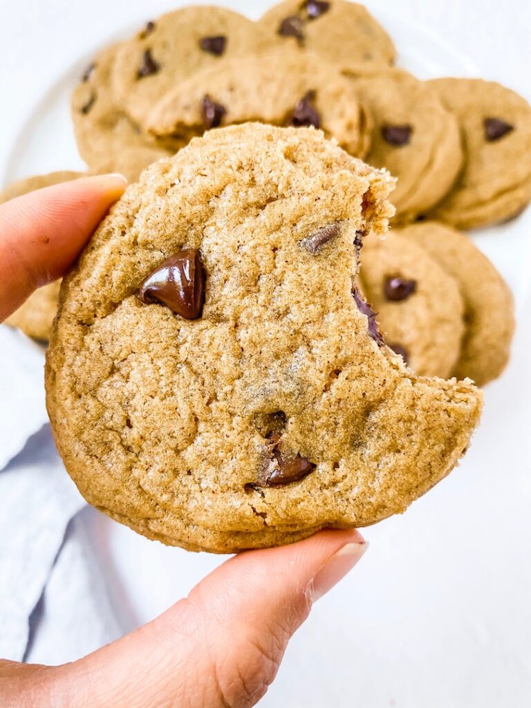 Chewy Vegan Pumpkin Chocolate Chip Cookies 