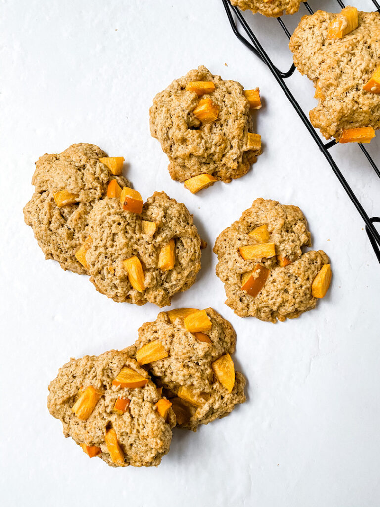 Vegan Persimmon Cinnamon Scuffins (scone muffins)