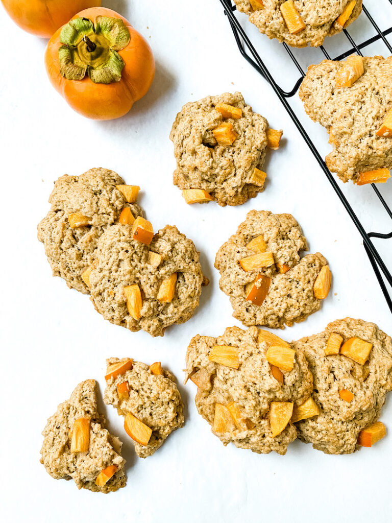 Vegan Persimmon Cinnamon Scuffins (scone muffins)