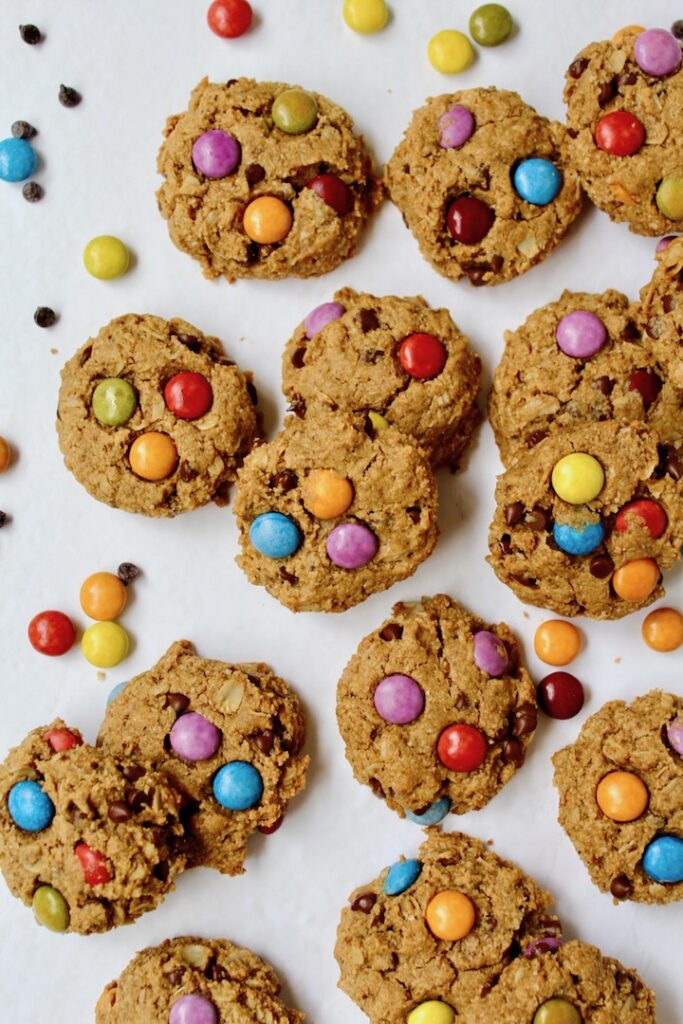 Best Healthy Monster Cookies (vegan, gluten-free, refined sugar free)