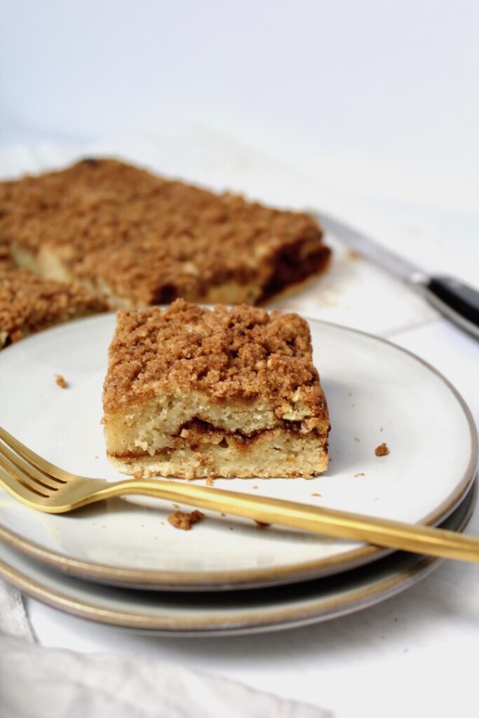 Vegan Coffee Cake with Cinnamon Streusel 