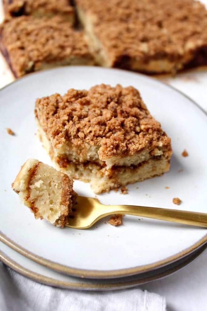 Vegan Coffee Cake with Cinnamon Streusel 