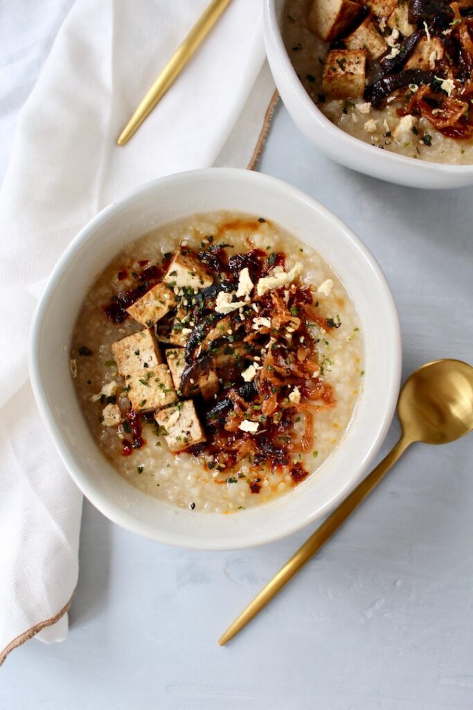 Best Vegan Instant Pot Congee (stovetop friendly)