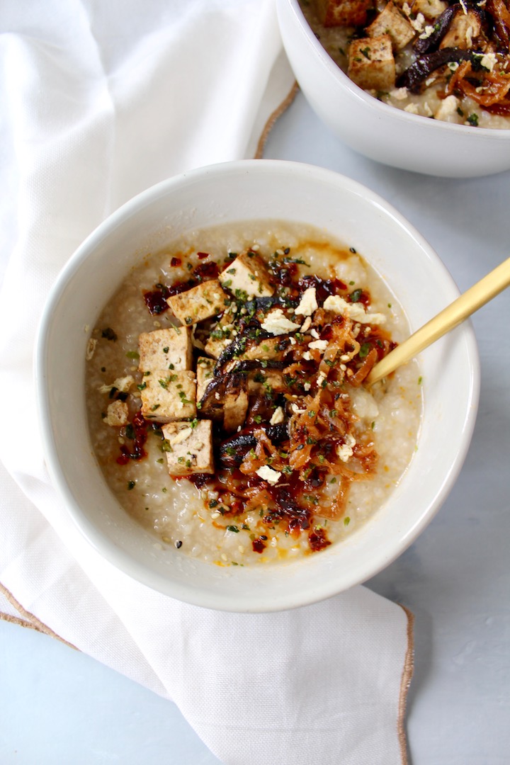 Best Vegan Instant Pot Congee (stovetop friendly)