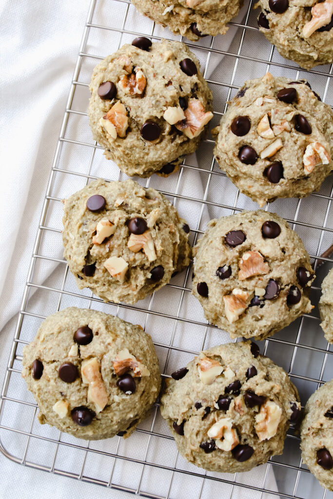 Chunky Monkey Cookies (vegan, gluten-free, refined sugar free)