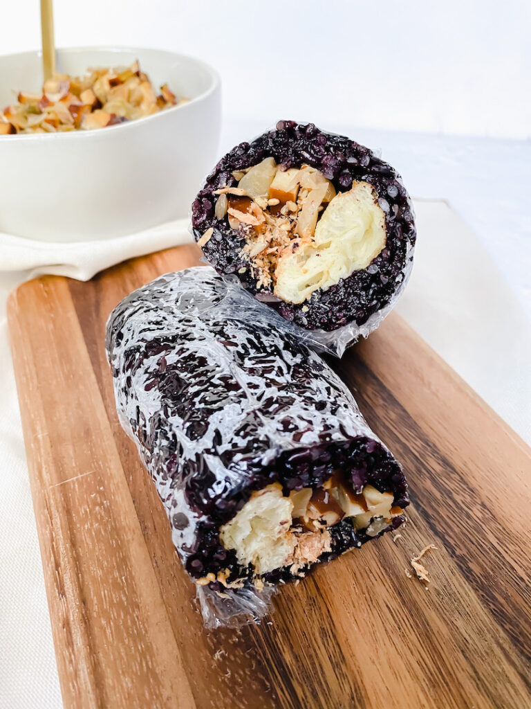 Vegan Fan Tuan 飯糰 (Stuffed Sticky Rice Rolls)