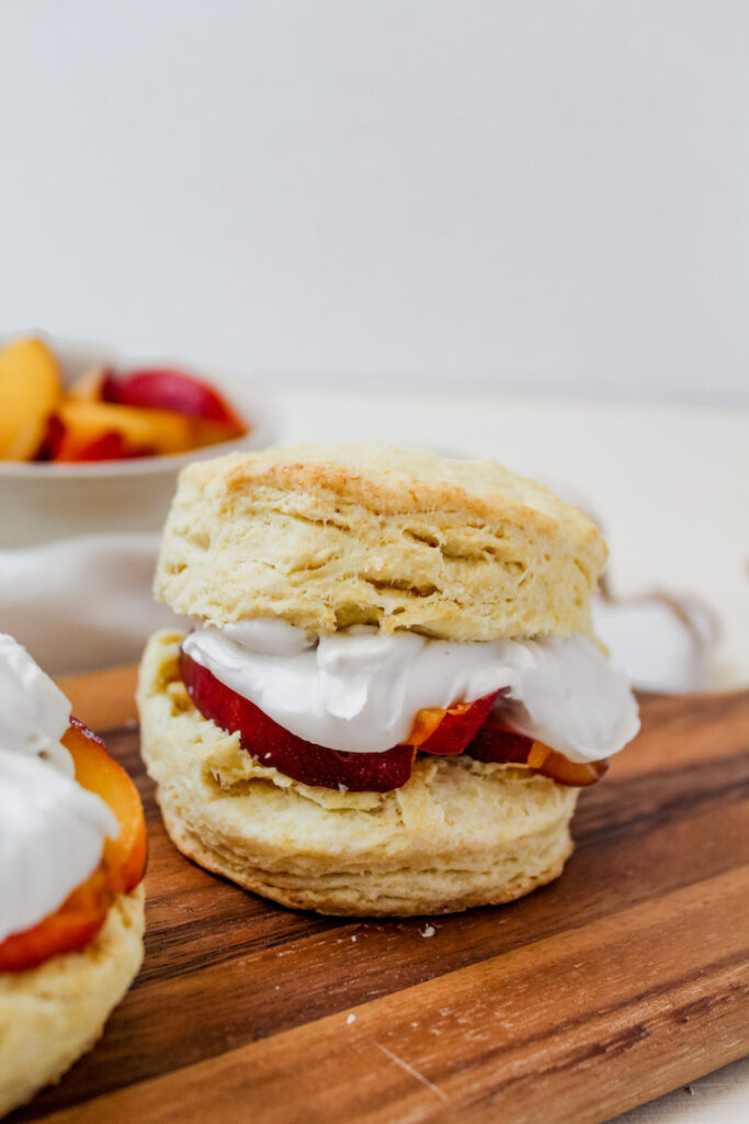 Vegan Summer Peach Shortcake