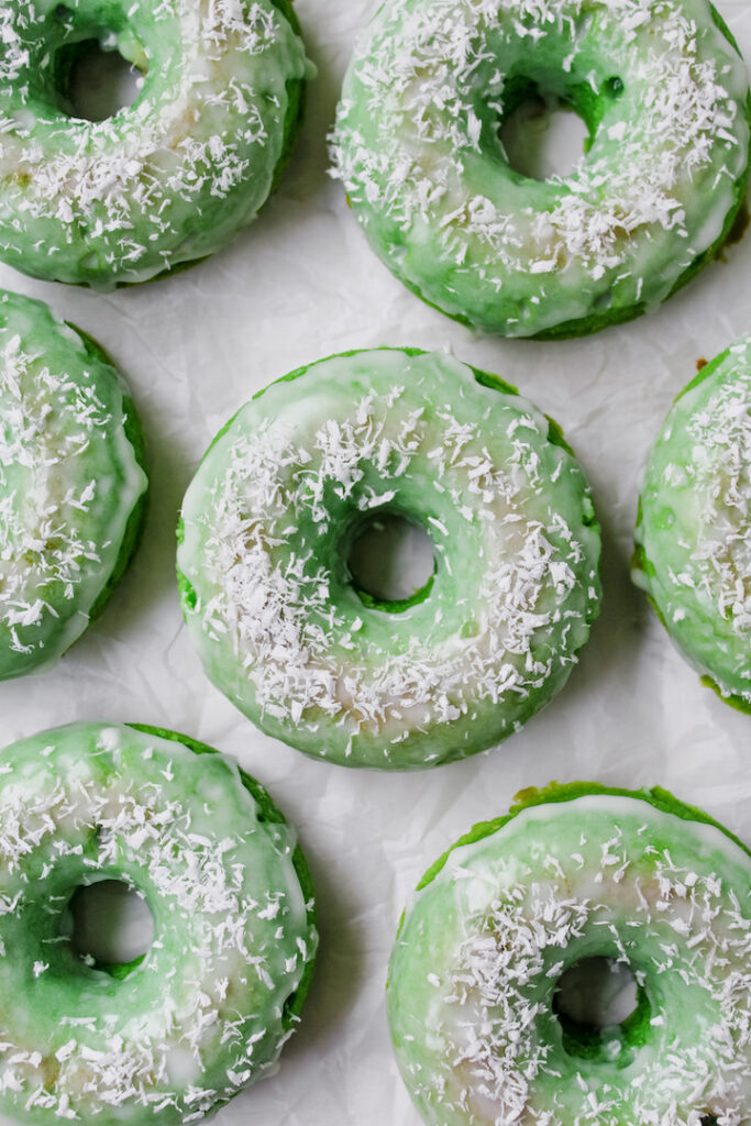 group shot of donuts 