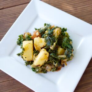 Tasty Potatoes and Kale