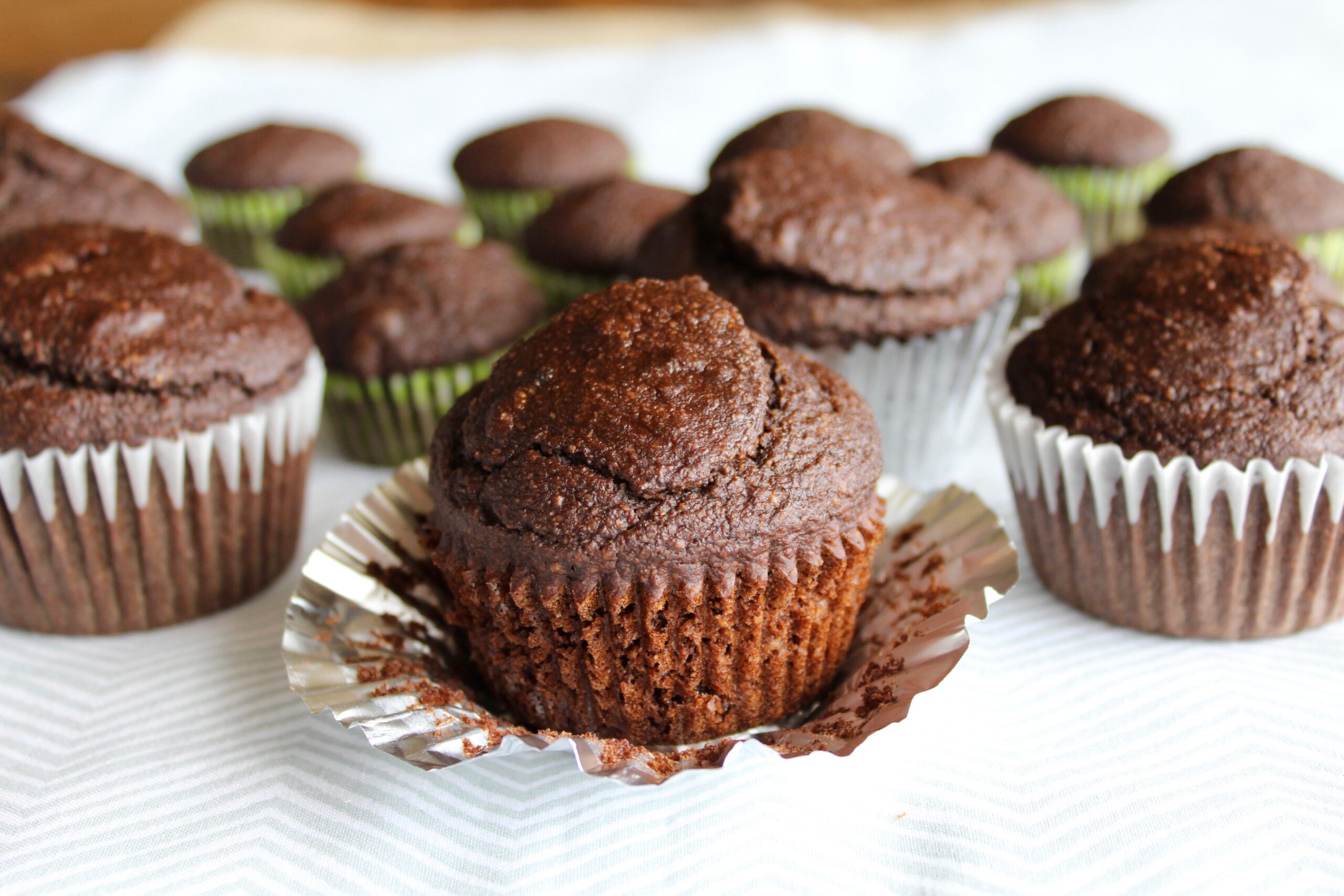 Vegan Chocolate Hazelnut Blender Muffins