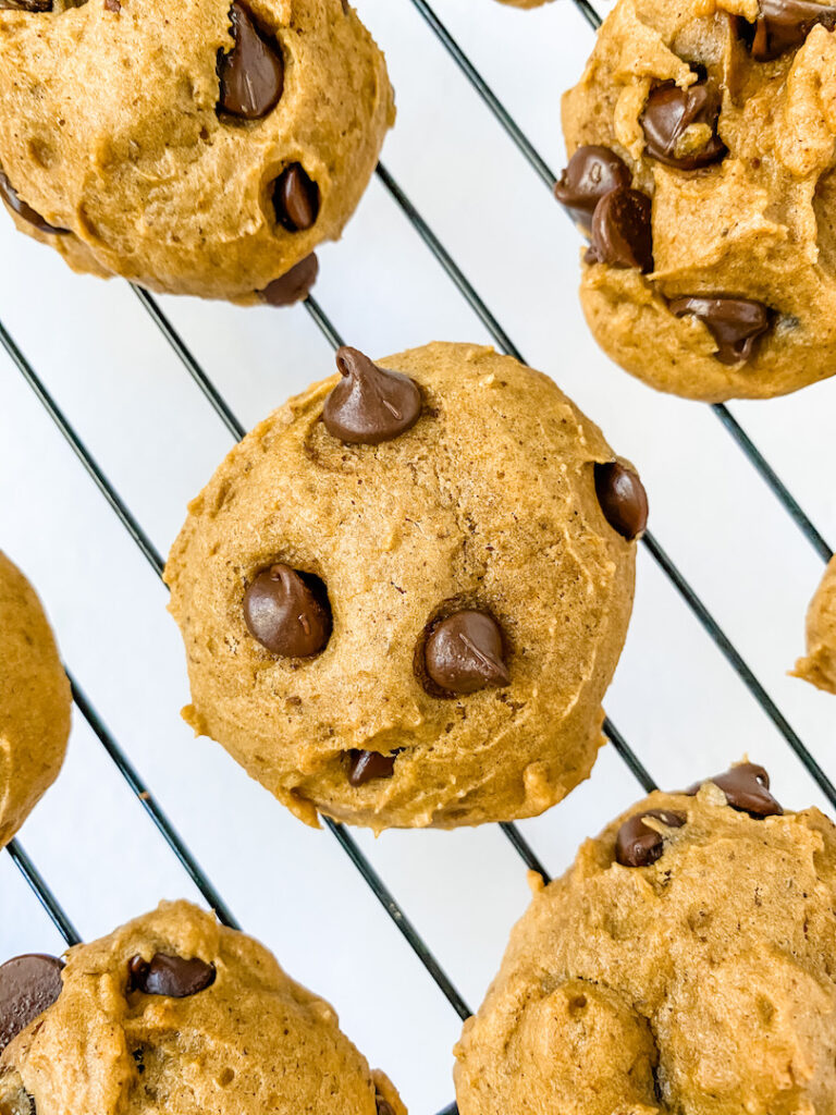 Soft Vegan Pumpkin Chocolate Chip Cookies