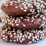 Chocolate Brownie Tahini Cookies