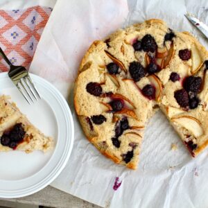 Easy Berry Pear Cake