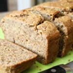 Healthy Flax Peanut Butter Banana Bread