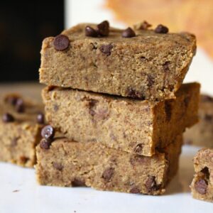 Coconut Flour Pumpkin Chocolate Chip Bars