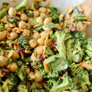 Vegan Curried Broccoli Chickpea Salad