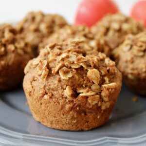 Healthy Fall Spiced Apple Muffins