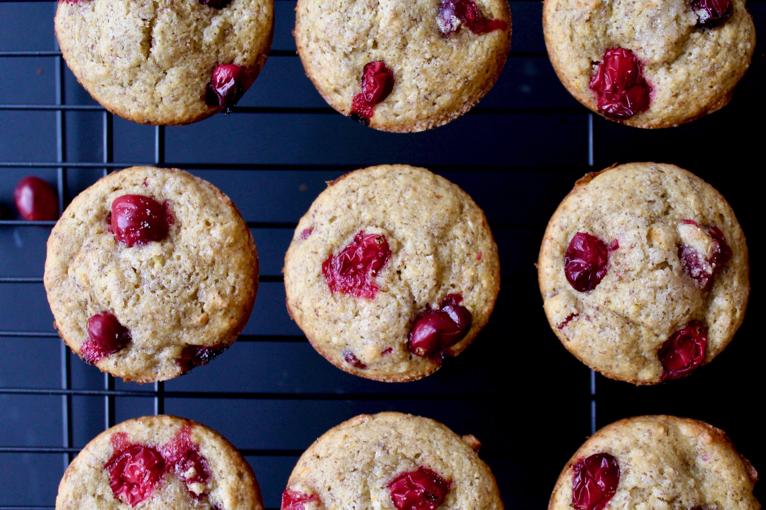 Vegan Orange Cranberry Muffins