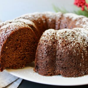 Vegan Gingerbread Bundt Cake