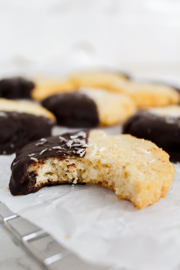 bite taken out of cookie