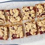 Simple Raspberry Crumble Bars