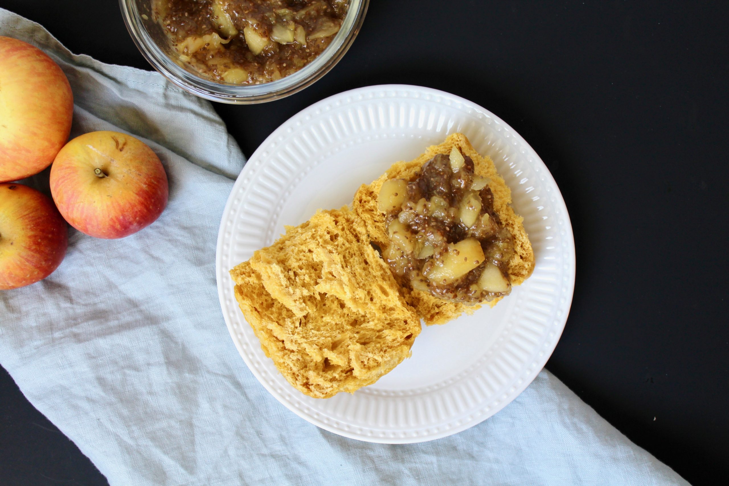 Easy Apple Chia Seed Jam