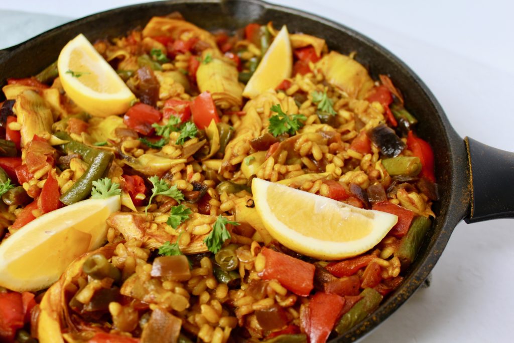 Easy Vegetable Paella (vegan, gluten-free)