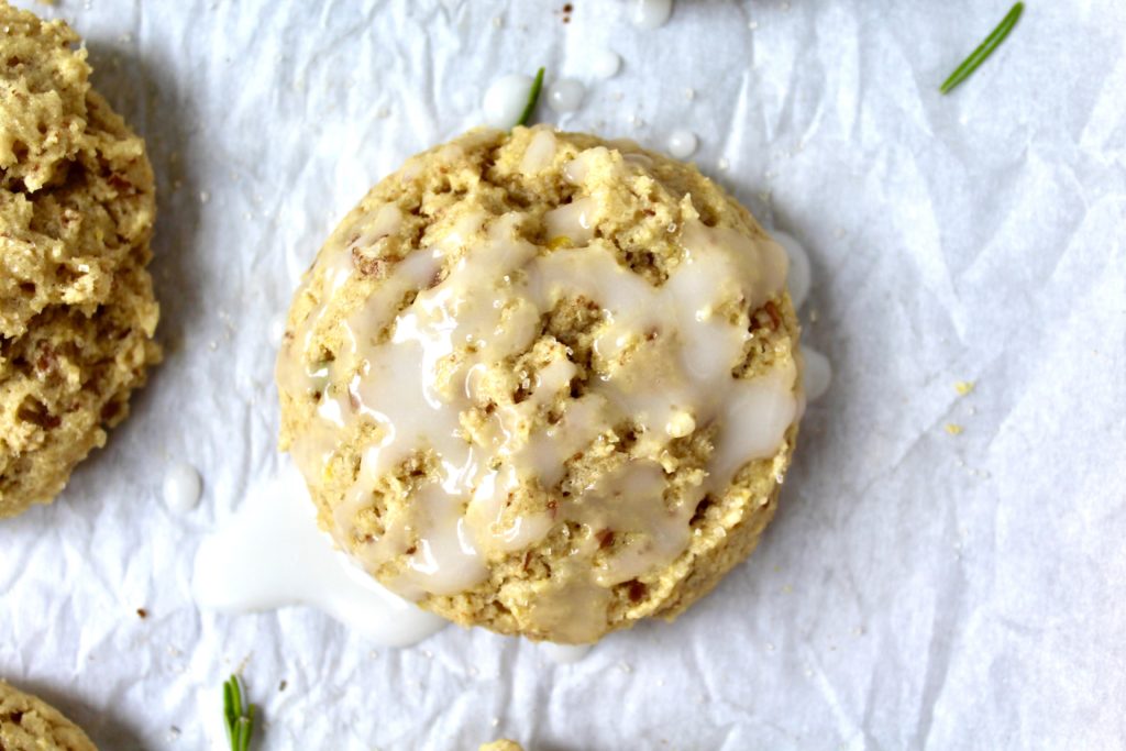 Lemon Rosemary Olive Oil Cookies (vegan)