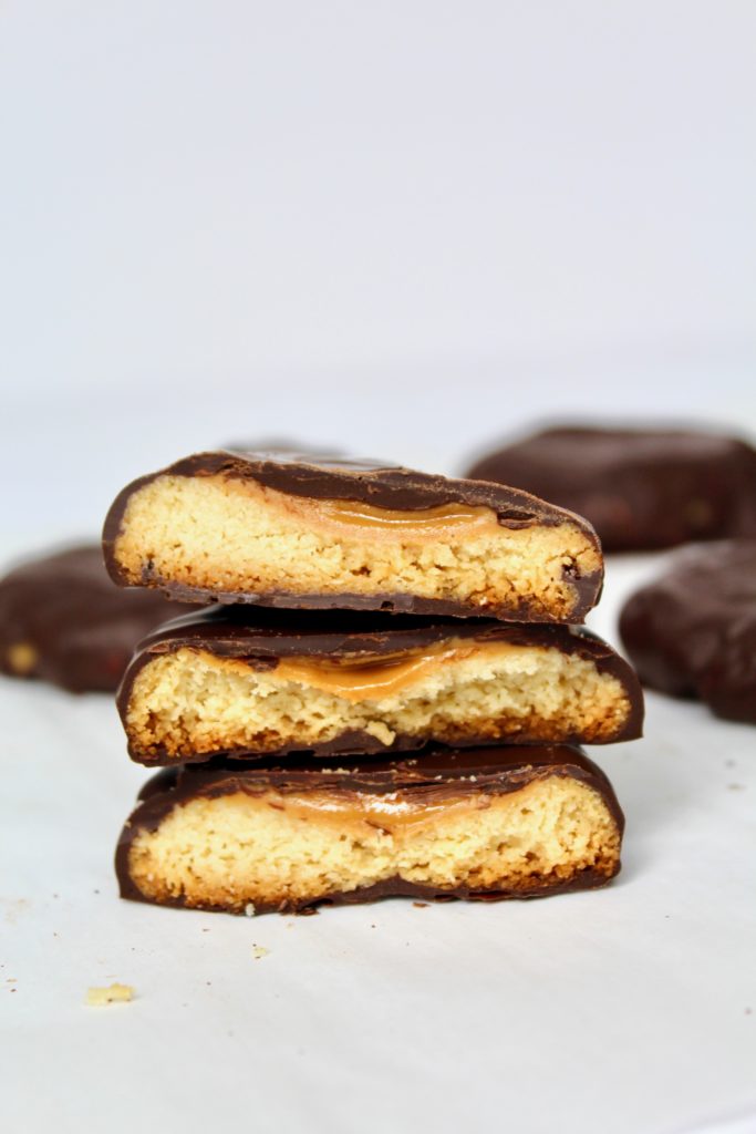 Healthy Copycat Tagalong Cookies (vegan, gluten-free, paleo friendly) 