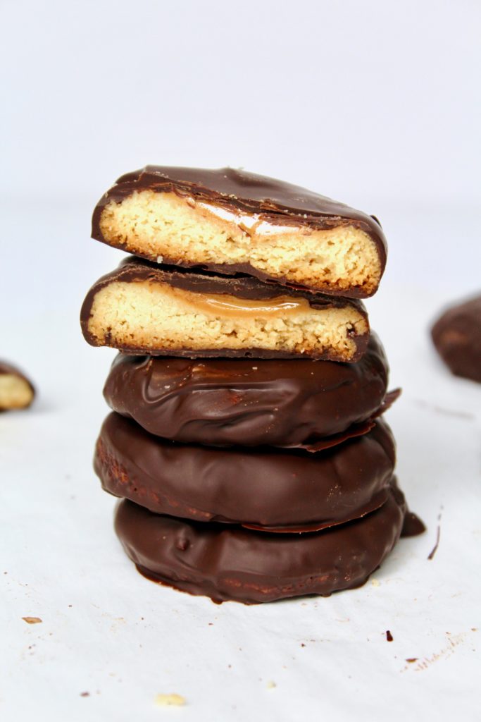 Healthy Copycat Tagalong Cookies (vegan, gluten-free, paleo friendly) 