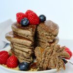 Fluffy Vegan Sourdough Buckwheat Pancakes