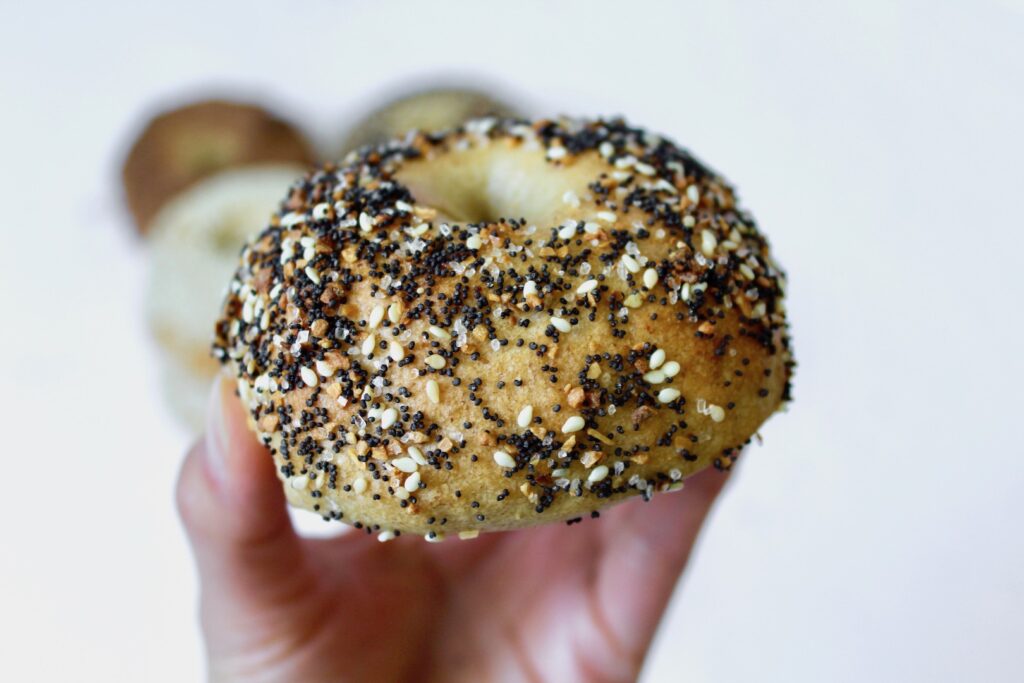 Homemade Sourdough Bagels (vegan)