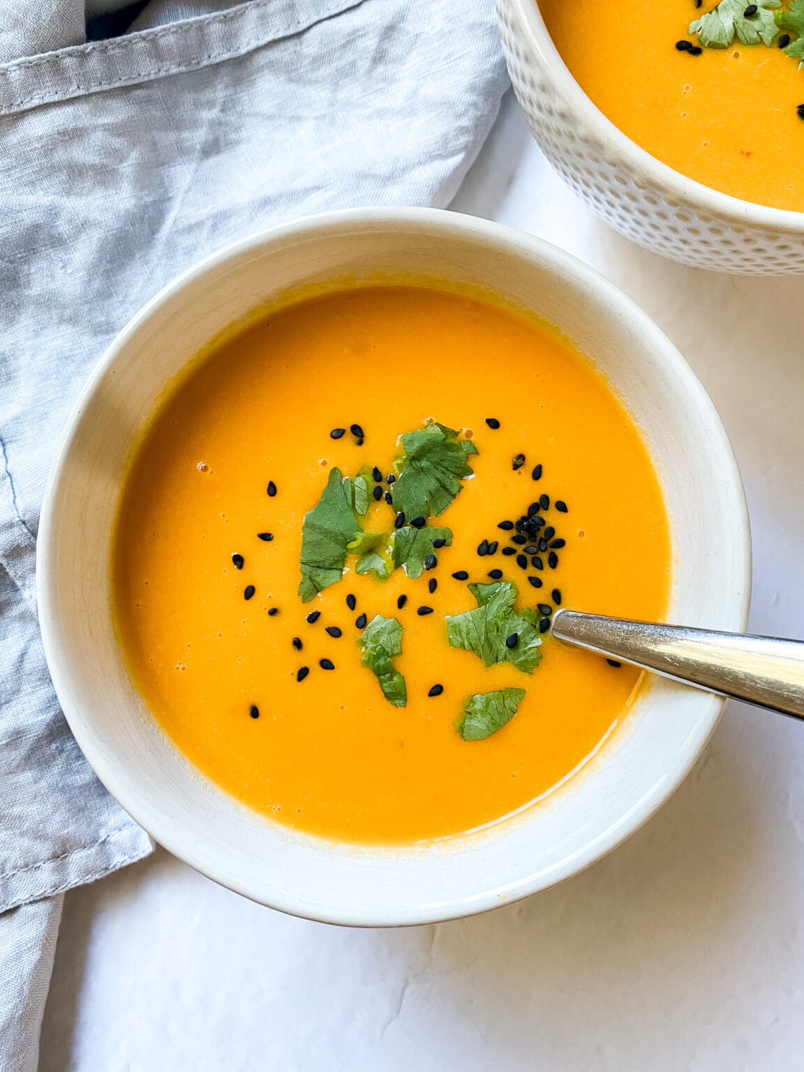 Simple Thai Carrot Soup (vegan, gluten-free) - Nuts About Greens