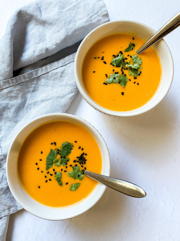 Simple Thai Carrot Soup (vegan, gluten-free)