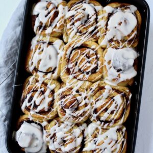 Vegan Banana Bread Cinnamon Rolls