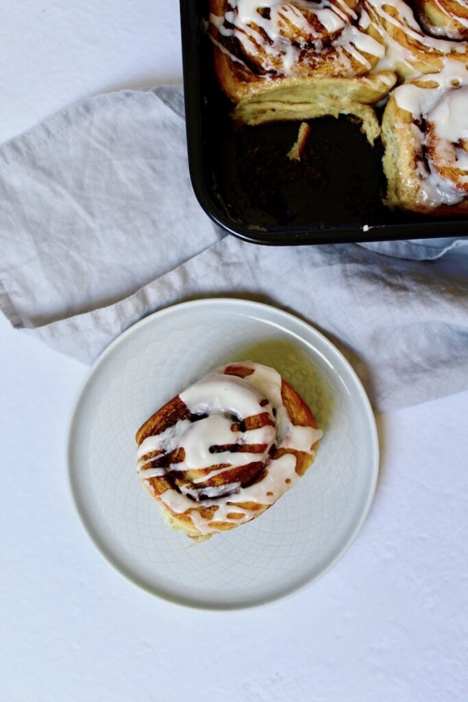 Vegan Banana Bread Cinnamon Rolls 