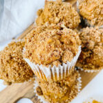 Vegan Sweet Potato Muffins with Pecan Streusel