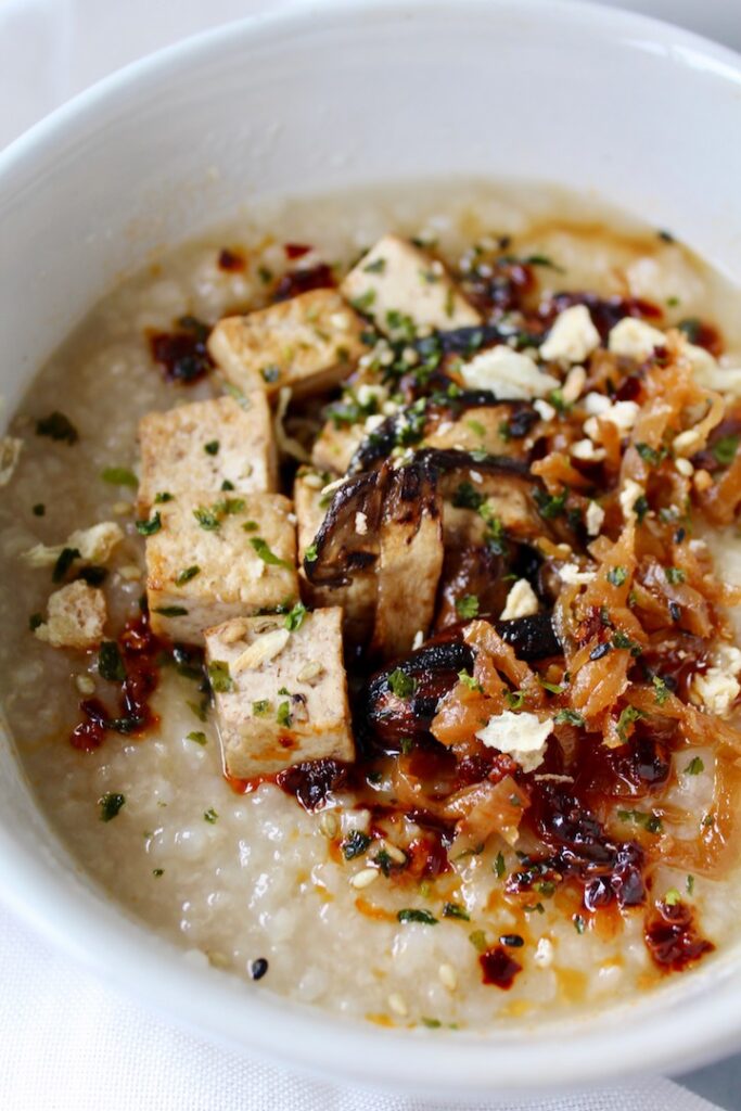 Best Vegan Instant Pot Congee (stovetop friendly)