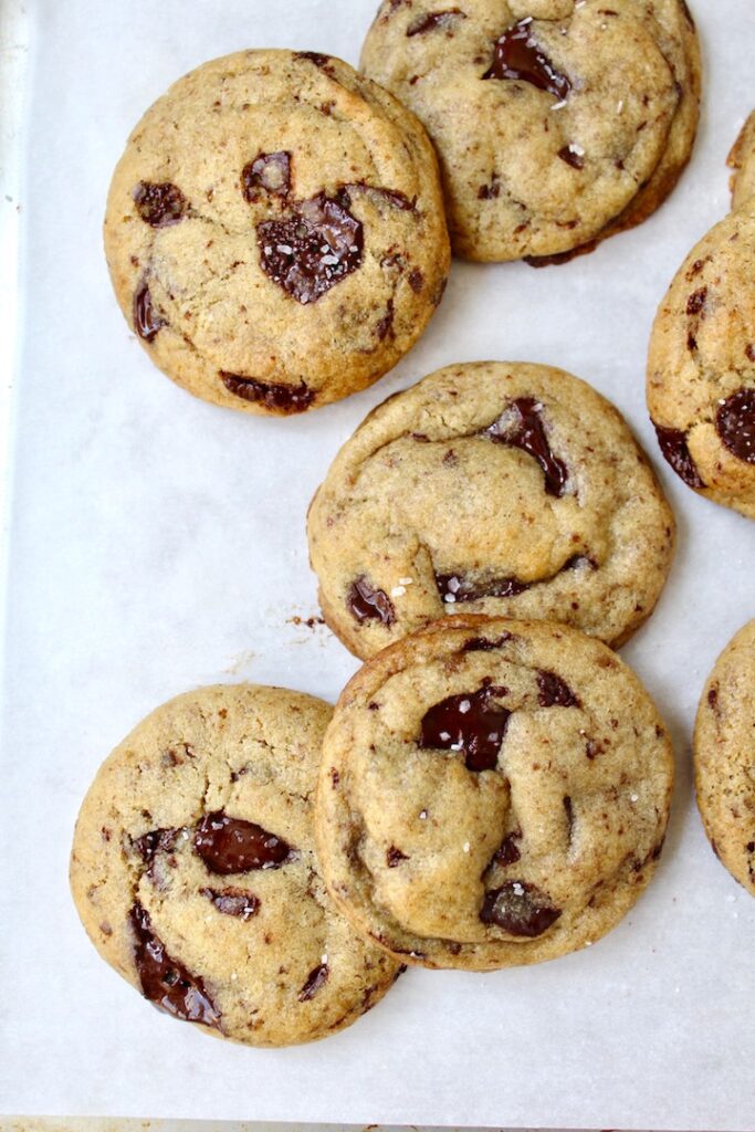 Vegan Miso Chocolate Chip Cookies (Gluten-Free Friendly)