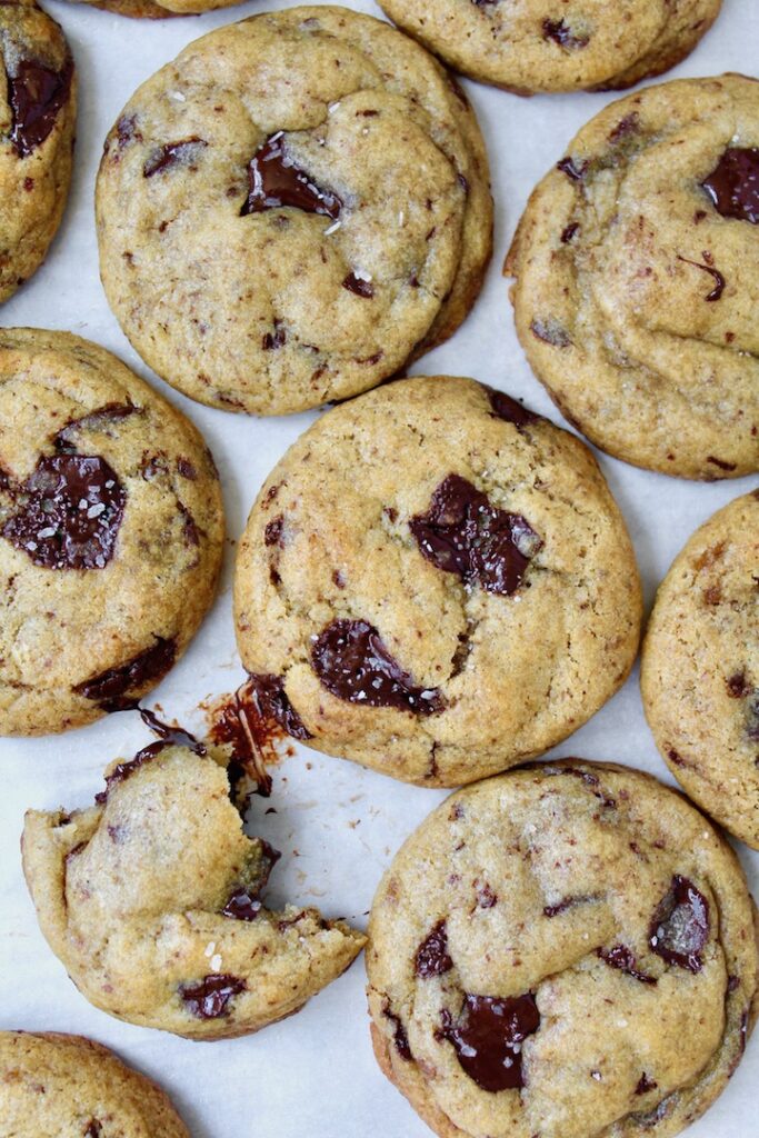 Vegan Miso Chocolate Chip Cookies (Gluten-Free Friendly)