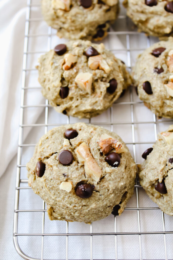 Chunky Monkey Cookies (vegan, gluten-free, refined sugar free)