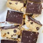 Healthy Cookie Dough Bars (vegan, gluten-free, refined sugar free)