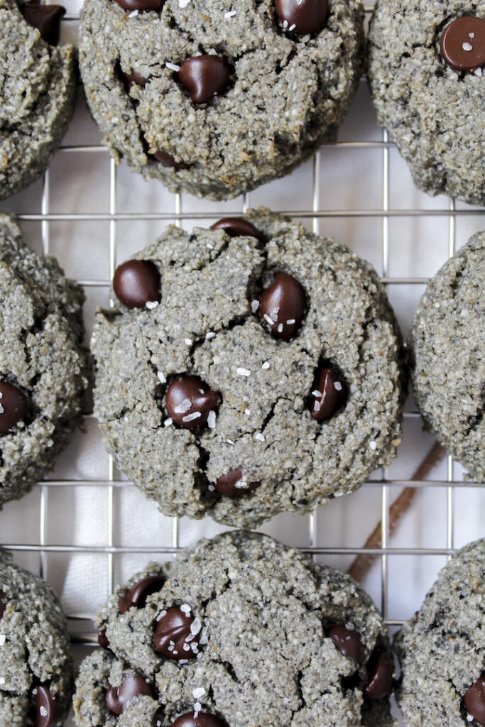 close up of a cookie