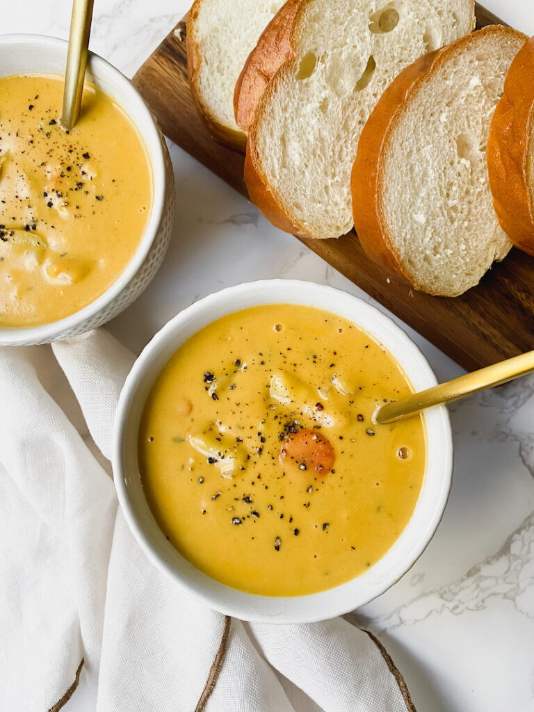 Easy Vegan Potato Soup - Nuts About Greens
