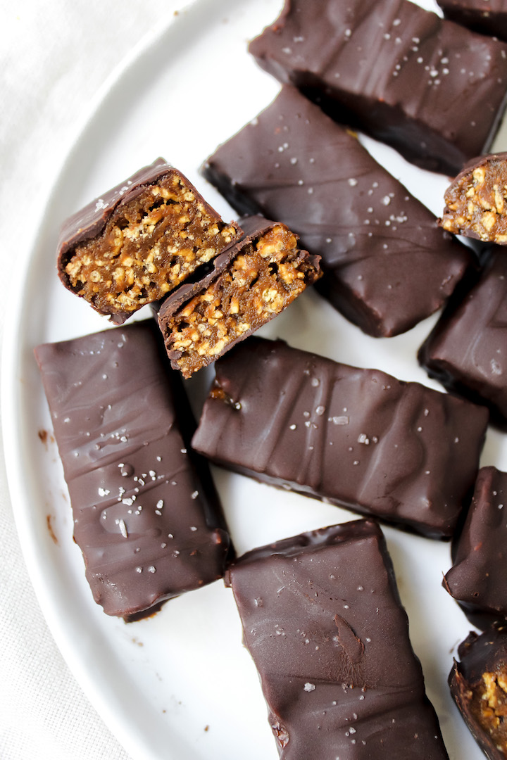 Healthy Homemade Butterfingers (vegan, glutenfree, refined sugar free) Nuts About Greens