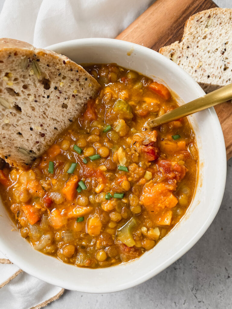 The Best Lentil Soup (vegan, gluten-free) - Nuts About Greens