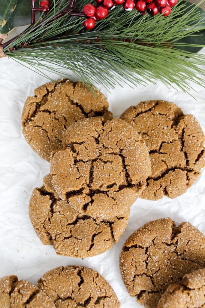 cookies stacked in a pile