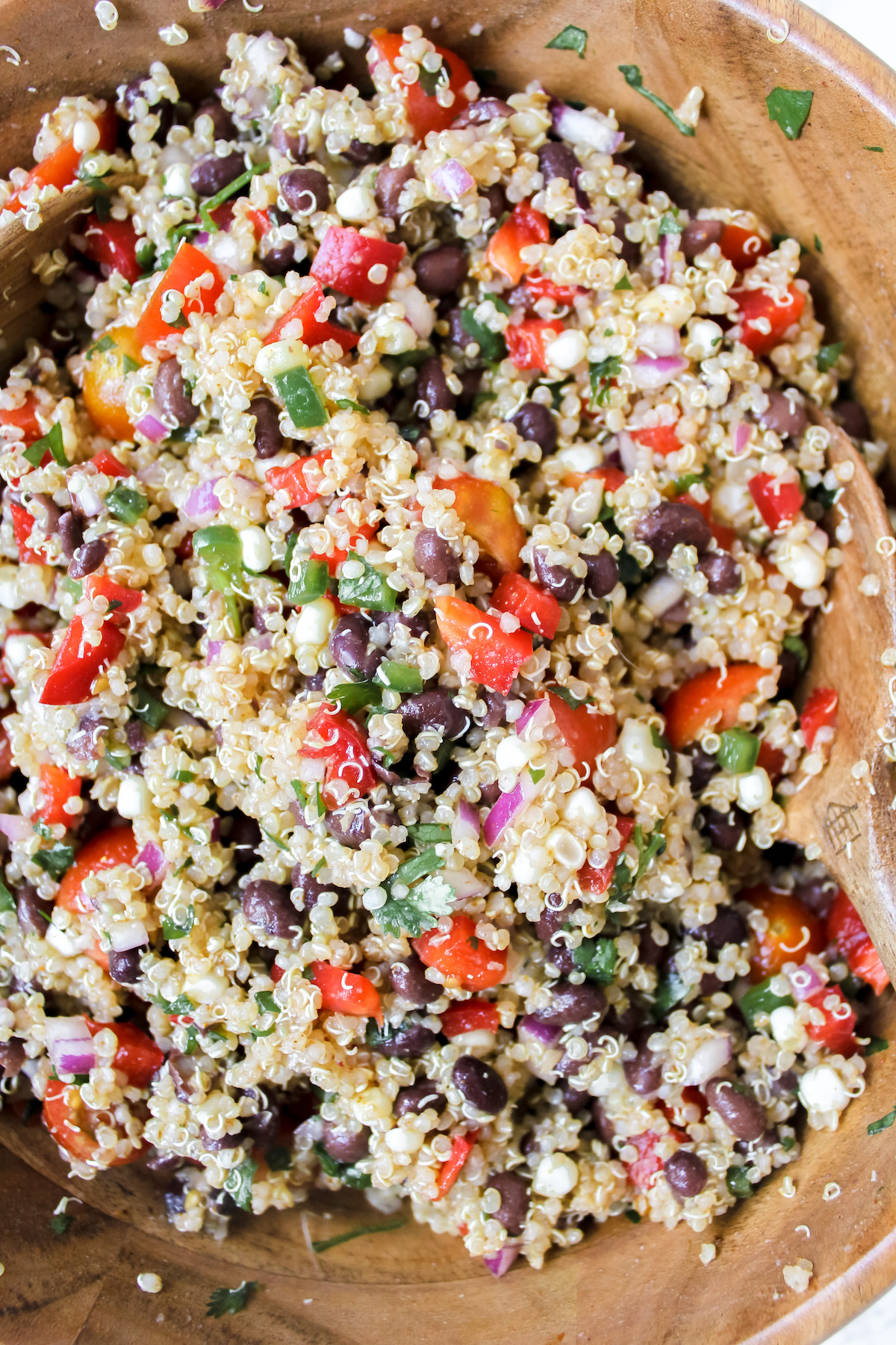 Easy Southwest Quinoa Salad (vegan, gluten-free, oil-free) - Nuts About ...